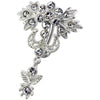 Trendy Crown-Shaped Silver Belly Ring for a Dazzling Look!