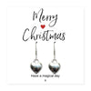 Charming Mini Christmas Gift Hamper: Heart Earrings, Candle & Chocolates!