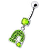 Trendy Silver Horseshoe Belly Ring - Shine Bright in Style!