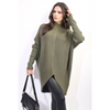 Janiyah Cozy Turtle Neck Longline Knitted Jumper - Chic & Stylish Warmth!