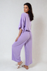 Chic & Cozy: Sabrina Drawstring Waist Wide Leg Trousers for Effortless Style!