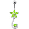 Sparkling Jeweled Star Belly Ring - Dazzle in Style!