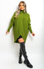 Janiyah Cozy Turtle Neck Longline Knitted Jumper - Chic & Stylish Warmth!