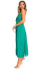 Slay in Style: Pleated Crossover Maxi Dress for Effortless Elegance!