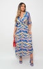 Chic Rosie Long Sleeve Maxi Dress with Flattering Belt - Must-Have Style!