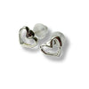 Elegance in Silver: Open Heart Stud Earrings for Every Occasion