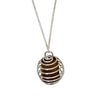 Elevate Your Vibe: Handmade Spiral Tumbled Pendant Necklace for Inner Peace