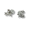 Star Burst Silver Stud Earrings - Dainty Elegance for Every Occasion