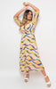 Chic Rosie Long Sleeve Maxi Dress with Flattering Belt - Must-Have Style!