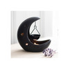 Black Crescent Moon Hanging Oil Burner