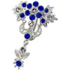 Trendy Crown-Shaped Silver Belly Ring for a Dazzling Look!