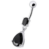 Trending Teardrop Jewel Belly Ring - Elevate Your Style Instantly!