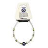 Enchanting Evil Eye Bracelet: Protective Yellow Beads for Good Luck & Style