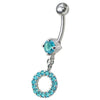 Trendy Multi Jeweled Belly Ring – Dazzling Body Jewelry for Every Occasion!