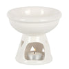 Off White Deep Bowl Oil Burner