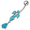 Trendy Jeweled Belly Ring - Stylish Body Jewelry for Online Shoppers!