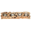 4pc Driftwood Candle Holder