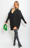 Janiyah Cozy Turtle Neck Longline Knitted Jumper - Chic & Stylish Warmth!