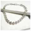 Diamante Heart Tennis Bracelet