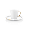 Elegant Gold Rimmed Tea Cup & Saucer Set - Hand Painted Bone China