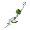 Trendy Angel Charm Jeweled Belly Ring - Elevate Your Style!