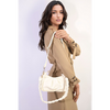 Chic & Eco-Friendly Rosie Ruched Faux Leather Shoulder Bag - Trendy Must-Have!