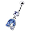 Trendy Silver Horseshoe Belly Ring - Shine Bright in Style!