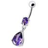 Trending Teardrop Jewel Belly Ring - Elevate Your Style Instantly!