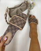 Janelle Patterned Front Strap Flat Sandals - Trendy Style Meets Comfort!