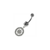 Sparkling Sterling Silver Jeweled Belly Ring ? Trendy and Chic!