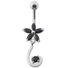 Sparkling Jeweled Star Belly Ring - Dazzle in Style!