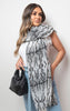 Chic Maddison Printed Wrap Scarf - Elevate Your Style Year-Round!