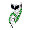 Trendy Jeweled Cat Belly Ring - Stylish 316L Surgical Steel & Sterling Silver!