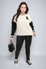 Edgy Erica Round Neck Rock & Roll Jumper - Elevate Your Style!