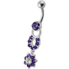 Trendy Elegant Silver Star Belly Ring – Dazzle Your Style!