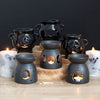 Black Triple Moon Cut Out Oil Burner