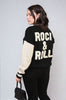 Edgy Erica Round Neck Rock & Roll Jumper - Elevate Your Style!