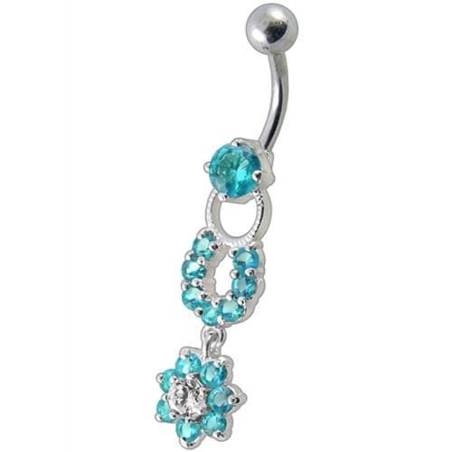 Trendy Elegant Silver Star Belly Ring – Dazzle Your Style!