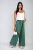 Chic & Cozy: Sabrina Drawstring Waist Wide Leg Trousers for Effortless Style!