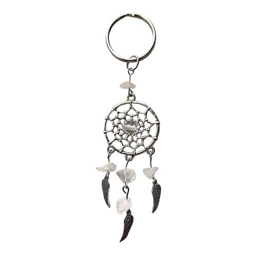 Enchanting Dream Catcher Crystal Keychain – Capture Your Dream's Essence!