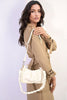 Chic & Eco-Friendly Rosie Ruched Faux Leather Shoulder Bag - Trendy Must-Have!