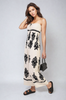 Chic & Vibrant Printed Strapless Jumpsuit for Effortless Style