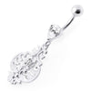 Enchanting Jeweled Belly Ring - Fancy Ancient Pot Design for Trendy Shoppers!