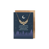 Night Owl Necklace Greeting Card