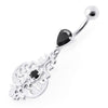 Enchanting Jeweled Belly Ring - Fancy Ancient Pot Design for Trendy Shoppers!