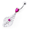 Enchanting Jeweled Belly Ring - Fancy Ancient Pot Design for Trendy Shoppers!