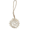 Ocean Bliss: Handmade Seashell Hanging Ornament - Coastal Charm for Any Space