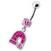 Trendy Silver Horseshoe Belly Ring - Shine Bright in Style!